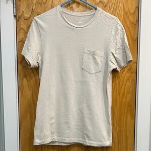 J.Crew Slim Washed Pocket T-Shirt Men’s Small Gray Stone Crewneck Basic Tee
